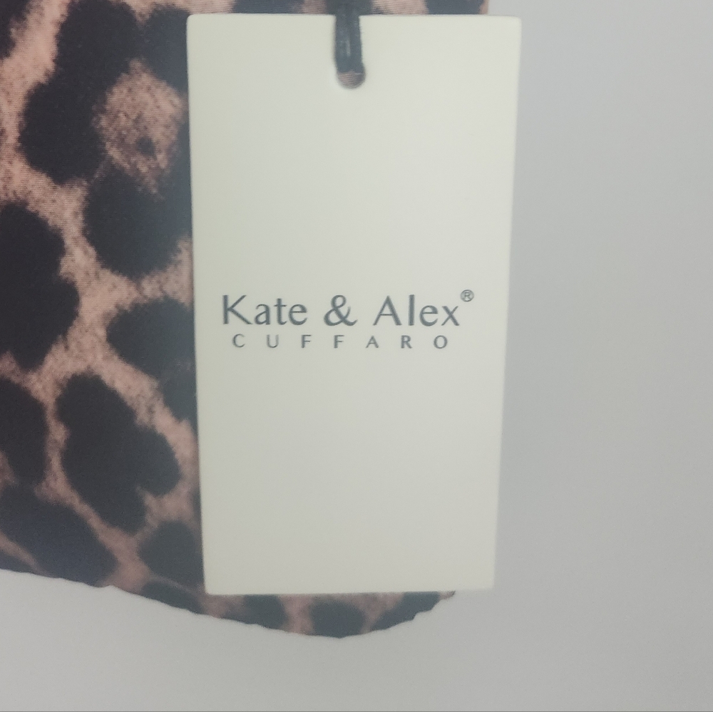 Kate & Alex Cuffaro Nylon Leopard Print Crossbody Bag - Picture 4 of 15